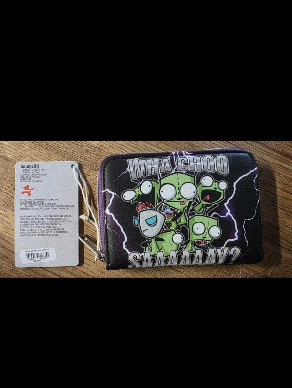 Loungefly Invader ZIim Zipper Wallet